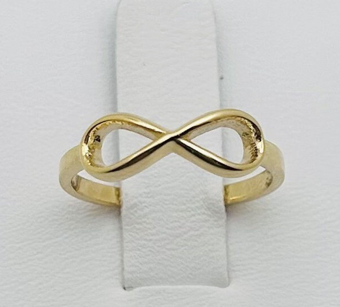 14k Solid Gold Infinity Mom Ring Womens Infinity Ring Gifts for Wife ...