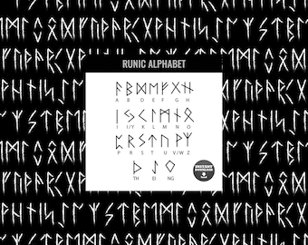 Printable Elder Futhark Runes - Etsy