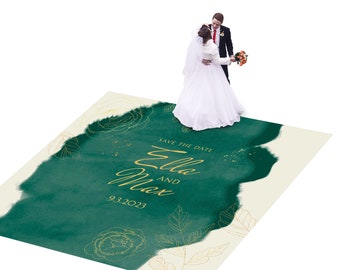 Custom Wedding Dance Floor Wrap: Full Print, Removable Vinyl