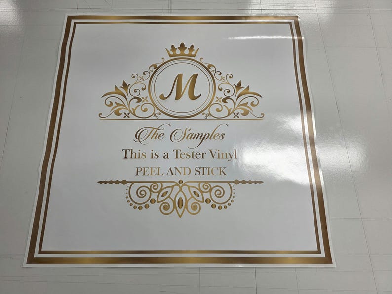 Vinyl Decal Sample for Dancefloor (24in X 24in) - Etsy