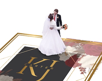 Custom Wedding Dance Floor Decal, Full Print Vinyl Wrap