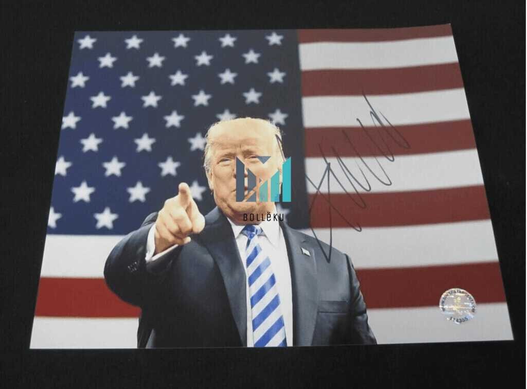 President Donald Trump 8x10 Signed Photo - Etsy