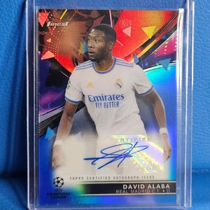 2023 Topps Finest UEFA Eduardo Camavinga David Alaba Dual