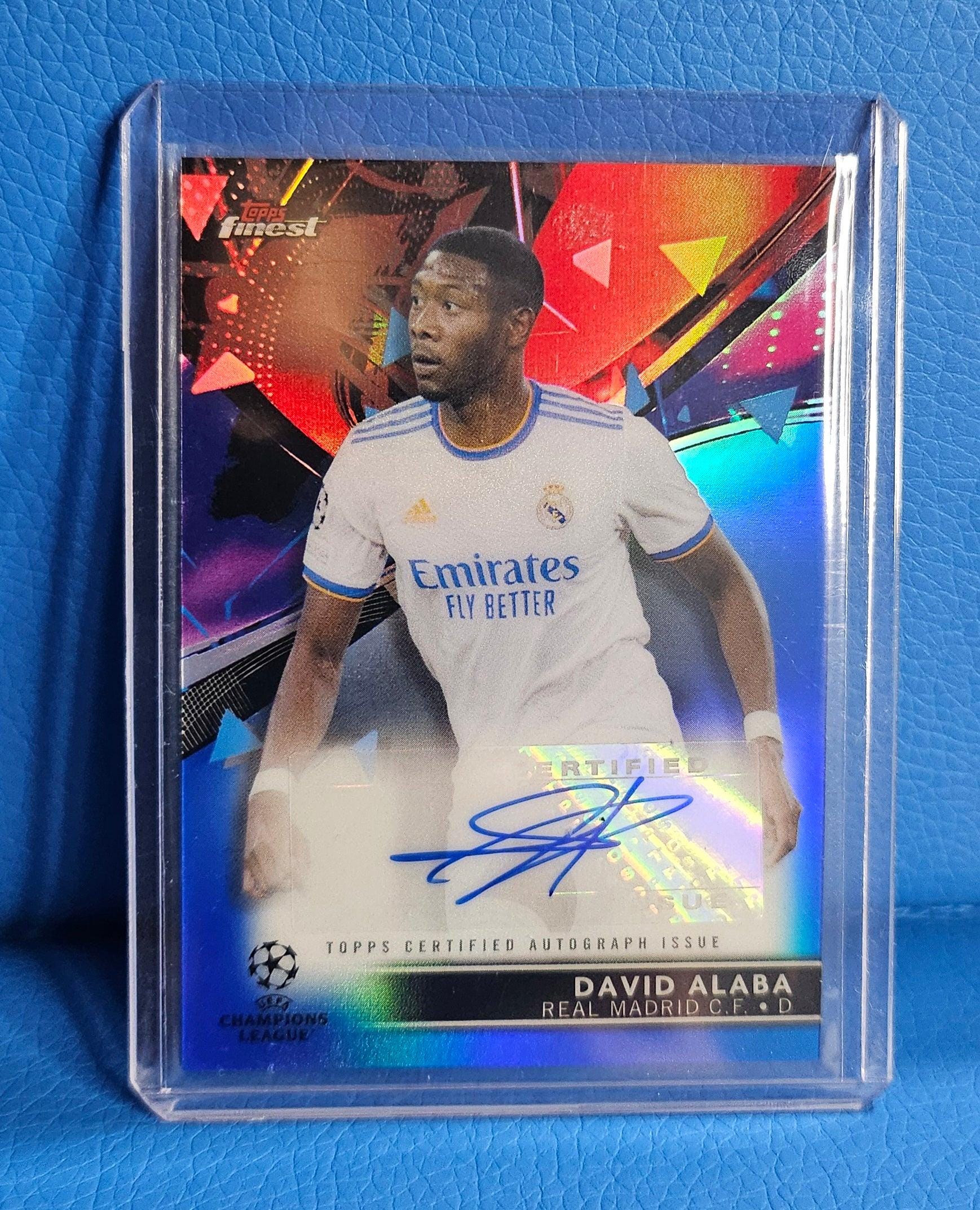 2022 Topps Finest UEFA Champions League David Alaba