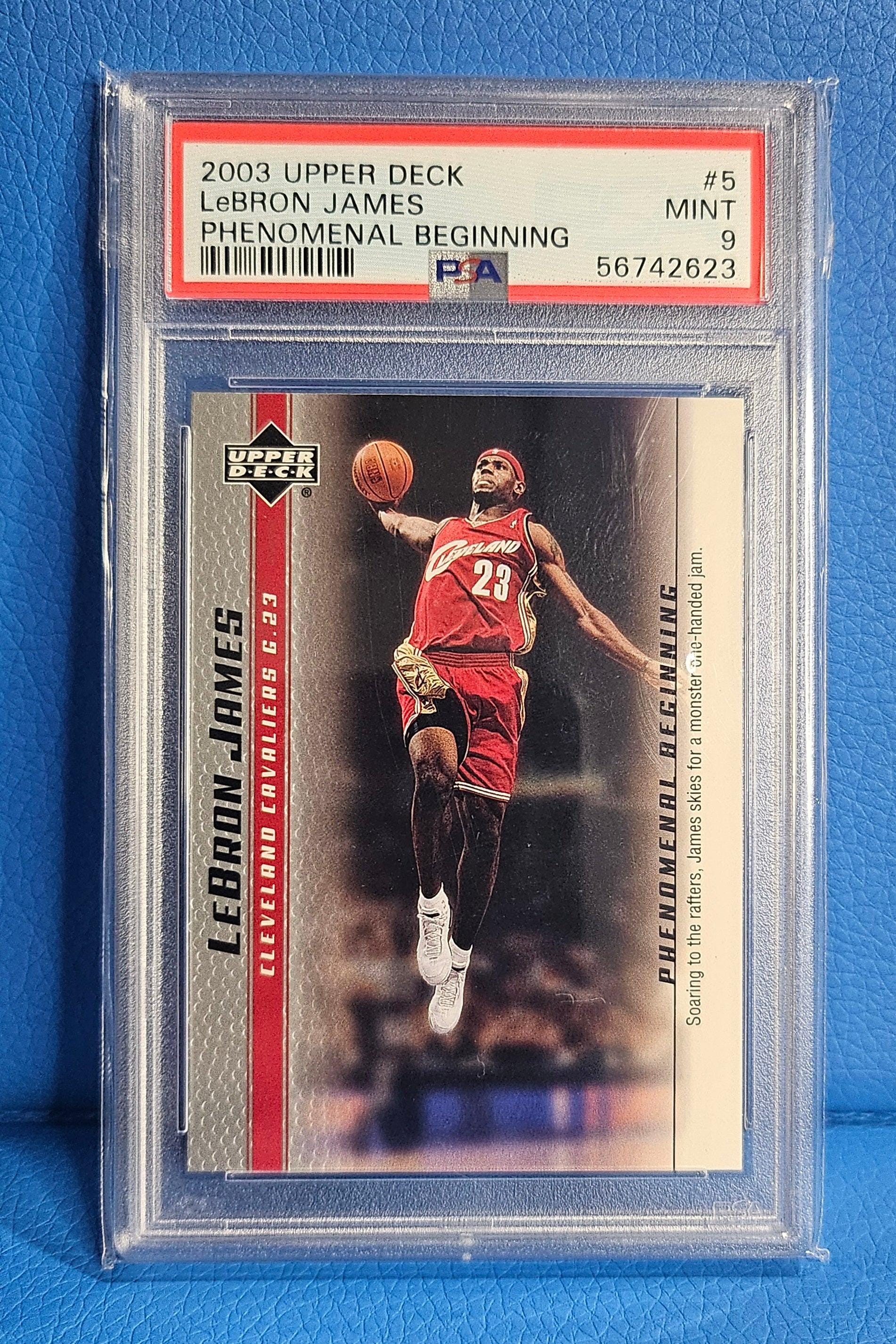 Lebron James Card LeBron James 2003-04 Upper Deck Rookie Card #5