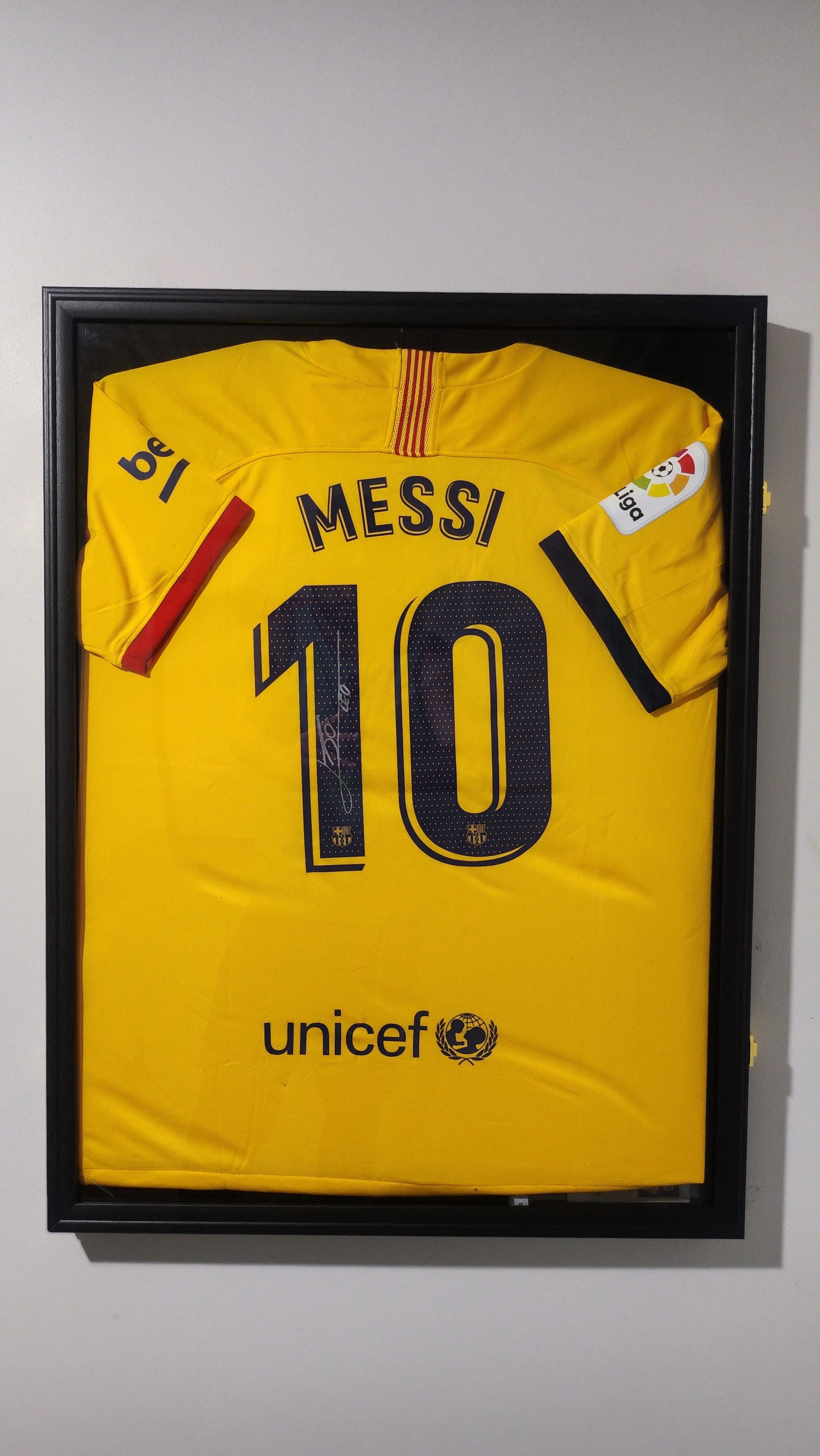Lionel Messi Autographed Barcelona Jersey - Etsy