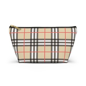 Stylish Organization: Cute Travel Cosmetic Bag, T-bottom Toiletry Bag, Vacation Makeup Pouch, Accessory Organizer Case, Zippered Travel Bag
