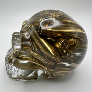 Casquillos de resina .223 / 9 mm, munición, calavera