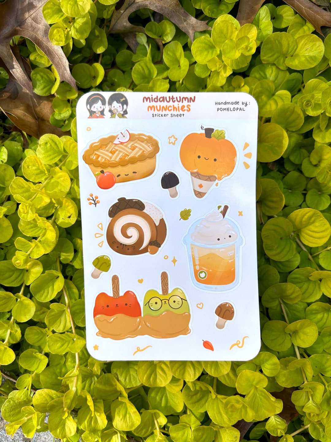 Midautumn Munchies Fall Edition Sticker Sheet for Etsy