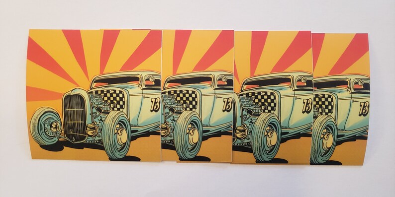 Deuce Coupe Vinyl Sticker - Etsy