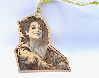 Mona Lisa Christmas Ornament | Parks and Rec | Jenny Slate | Money Pleeeease! | Secret Santa | Gag Gift | Funny Ornament