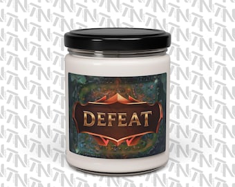 League of Legends Defeat Scented Candle, Hilarious Christmas Gift for Gamers | Fun Holiday Gift for Him or Her