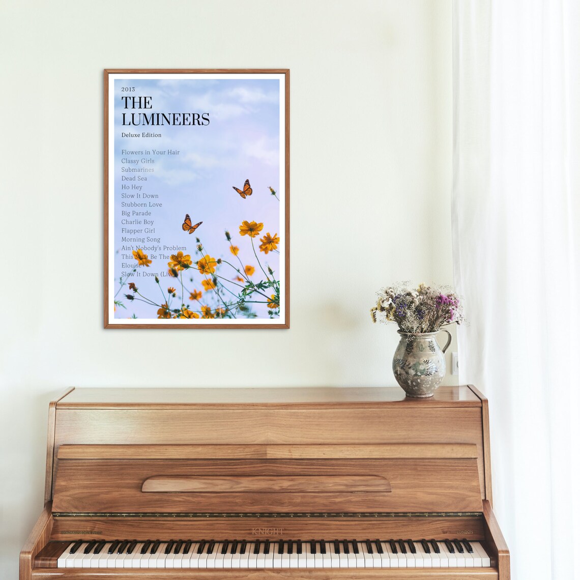 The Lumineers Poster the Lumineers Album Tracklist Poster Etsy