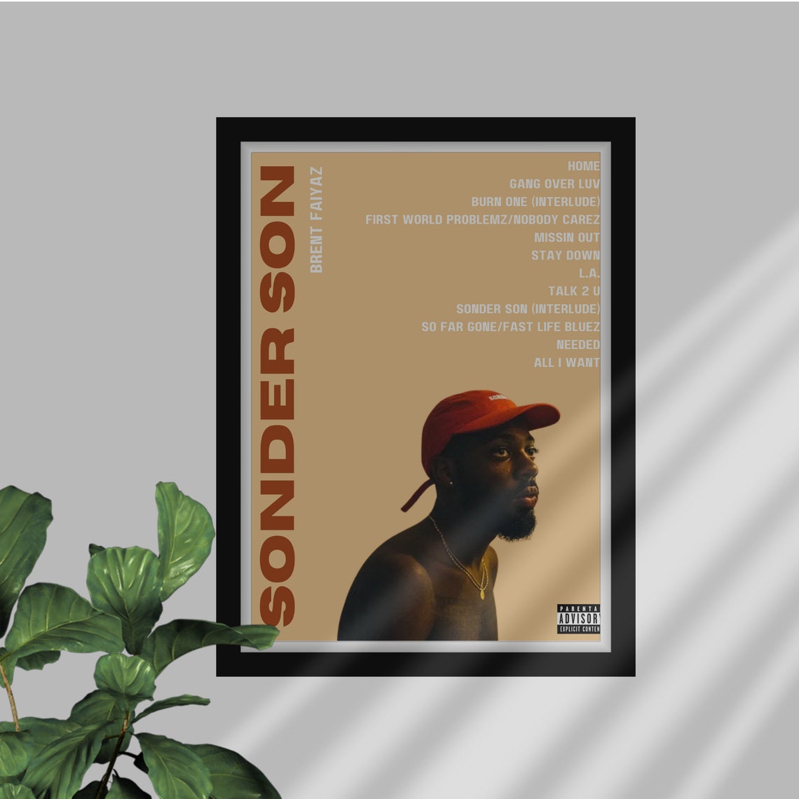 Brent Faiyaz Poster Sonder Son Poster Album Cover Poster - Etsy