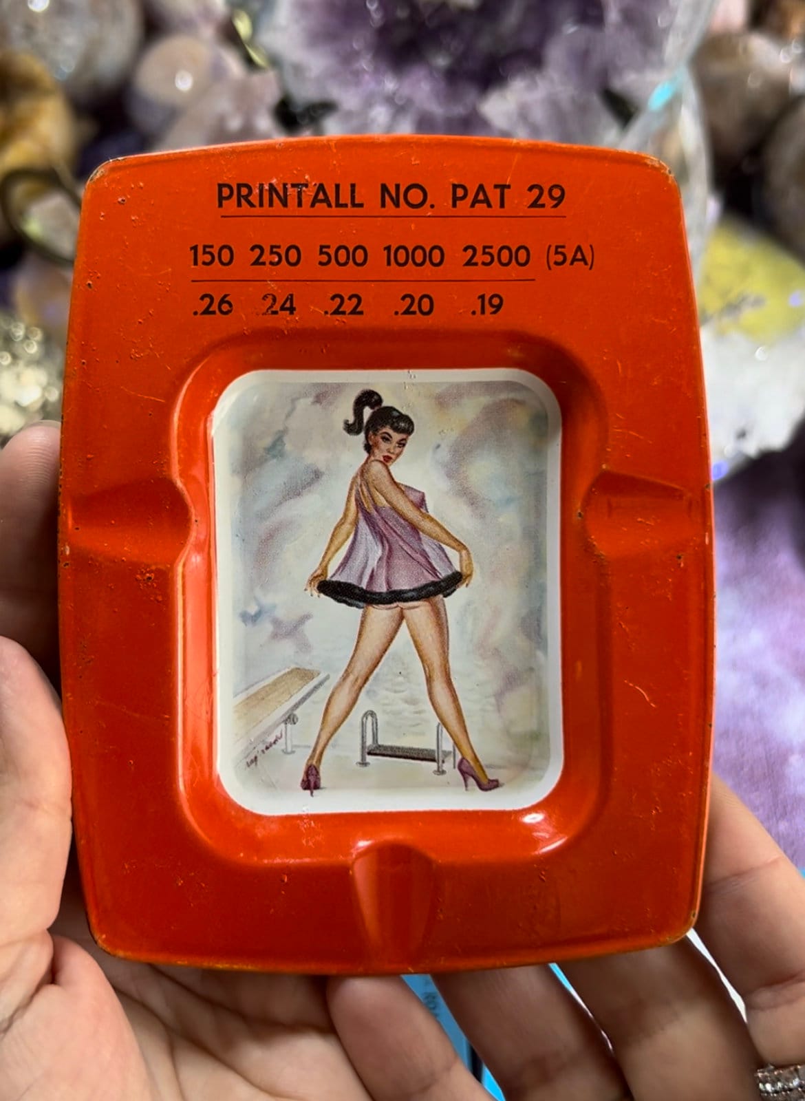 50s USA製 Pinup Girl Vintage Art Ashtray Vintage Pinup Girl Ashtray - Etsy