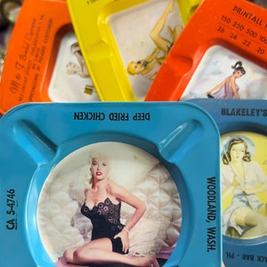 Vintage Pinup Girl Ashtray