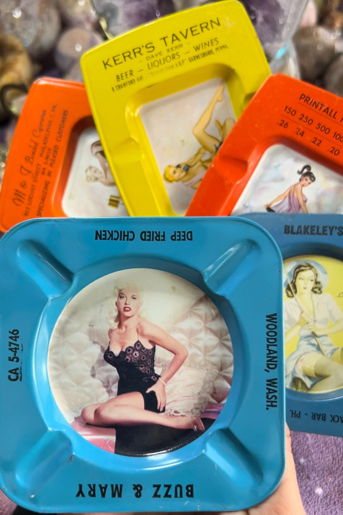 50s USA製 Pinup Girl Vintage Art Ashtray Vintage Pinup Girl Ashtray - Etsy