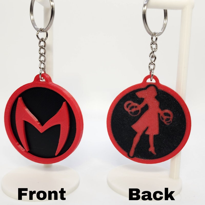 Keychains Scarlet Witch Keychain - Etsy