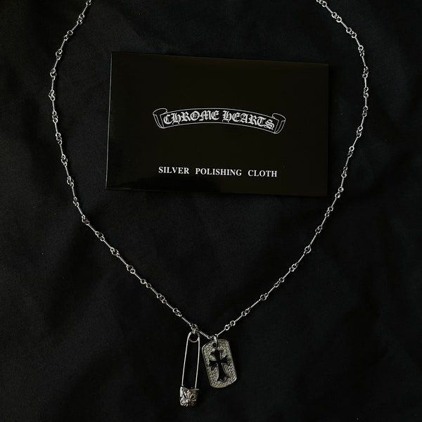 Chrome Hearts Safety Pin Necklace Etsy