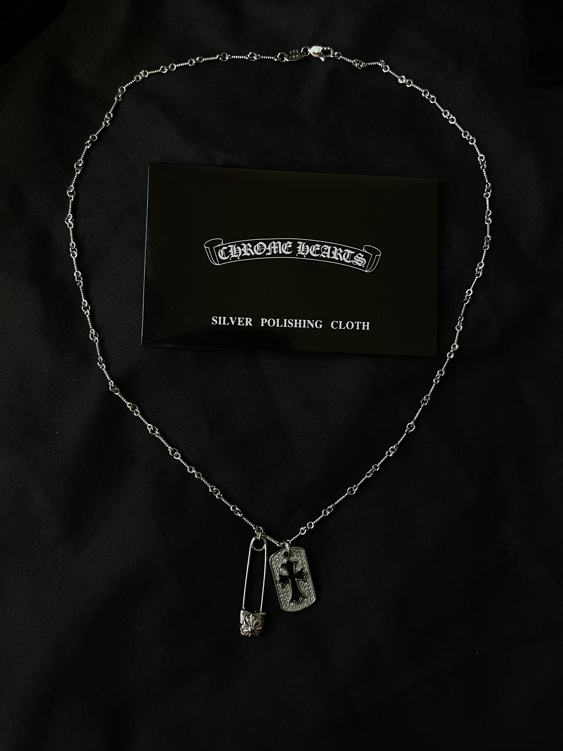 Chrome dog tags online