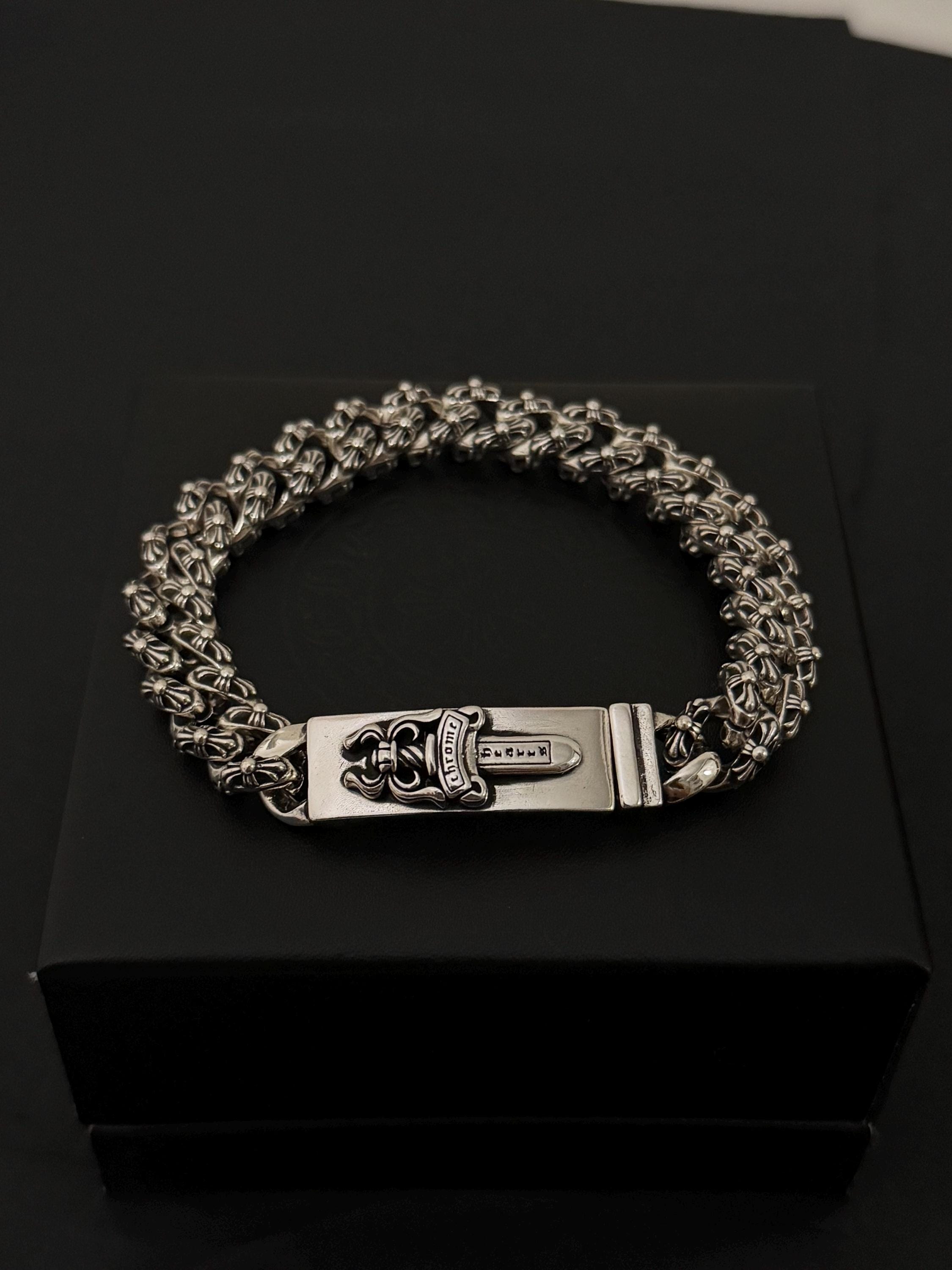 Men Chrome Hearts Dice Bracelet - Etsy Men Chrome Hearts Dice Bracelet - Etsy