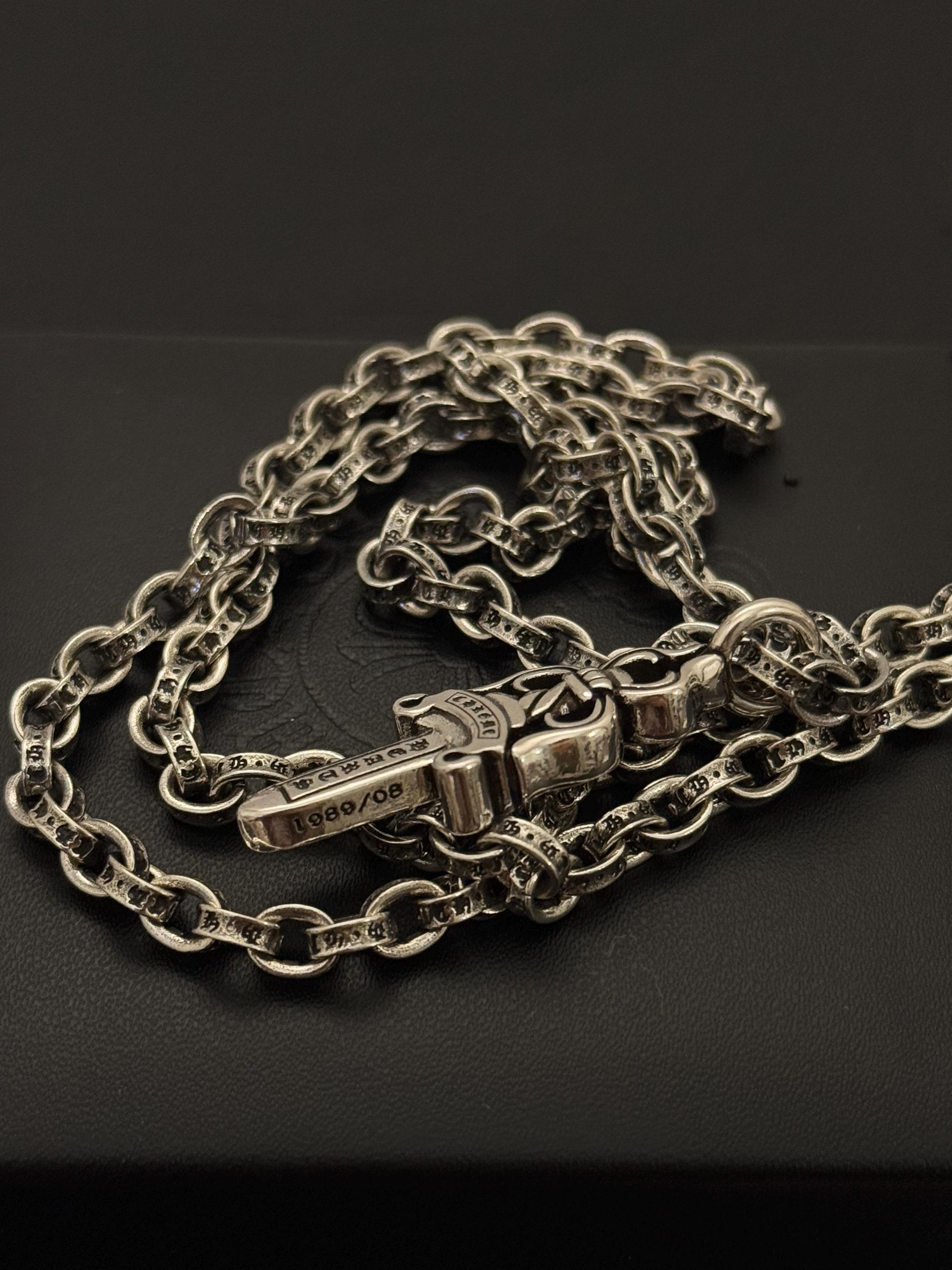 CH Necklace Small Dagger Pendant Y2k .925 Sterling Silver - Etsy CH Necklace Small Dagger Pendant Y2k .925 Sterling Silver - Etsy