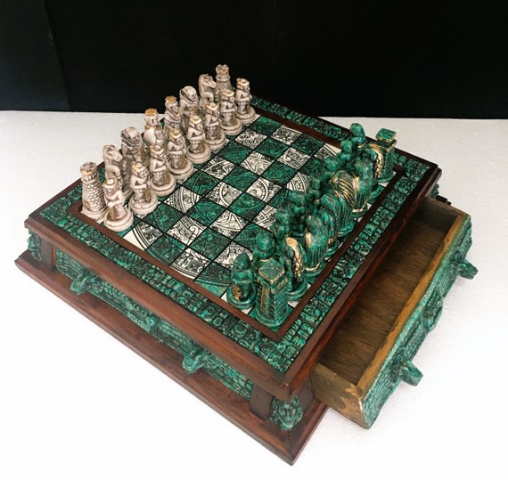  Luxury Chess Board Game Set Collectible Handmade