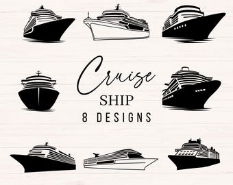 Cruise Ship svg Bundle, Cruise Ship svg, png, jpg, dxf, Nautical Clipart, Boat svg Bundle, Cruise svg Bundle, Commercial Use