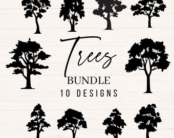 Trees svg bundle, Trees svg, png, dxf, Forest Trees, Mountain Tree svg, Forest clipart bundle, Tree Silhouette svg, Commercial Use