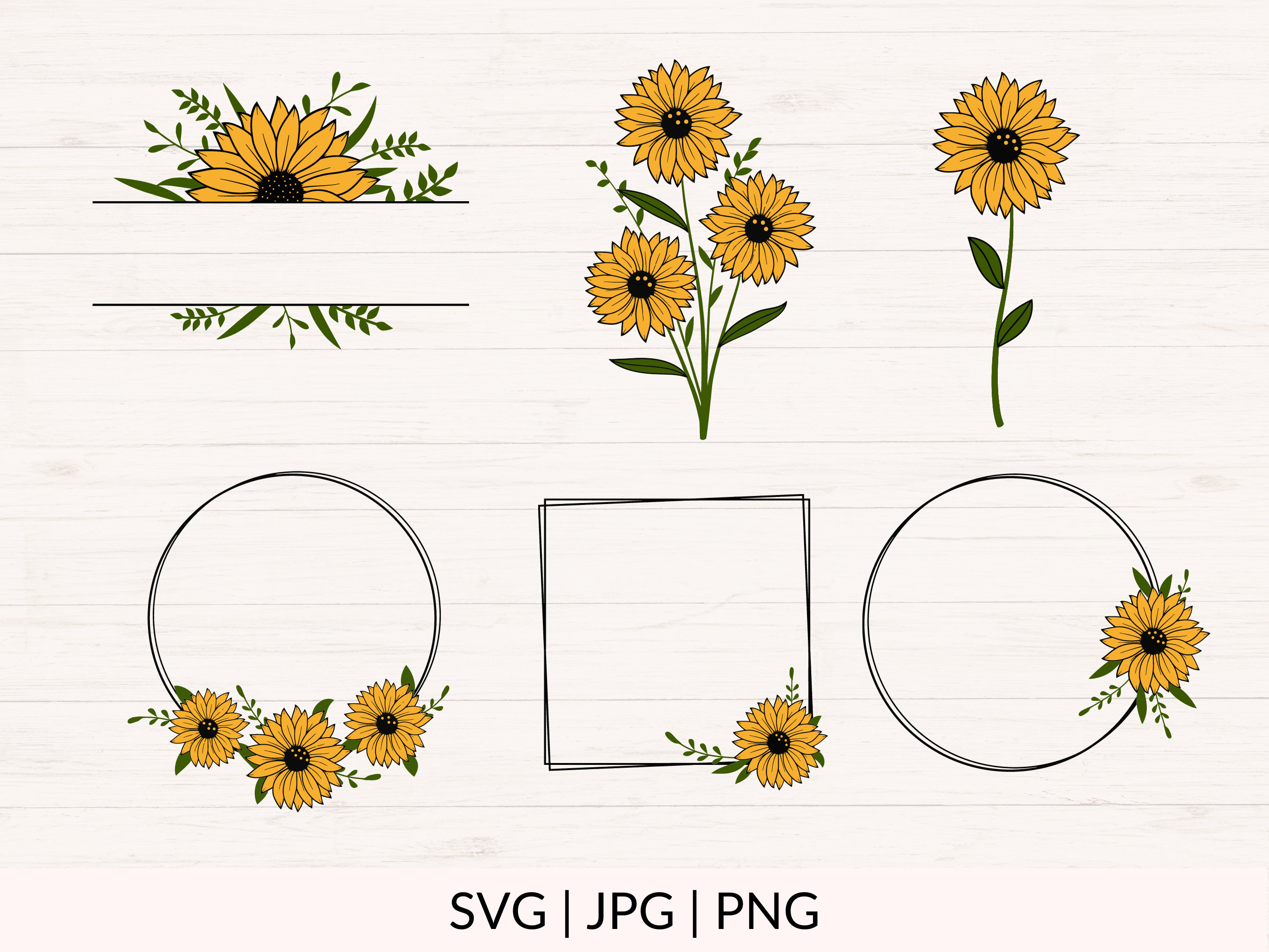 Sunflower Bundle Svg Jpg Png Sunflowers Svg Sunflower Frame Border sunflower-bundle-svg-jpg-png-sunflowers-svg-sunflower-frame-border