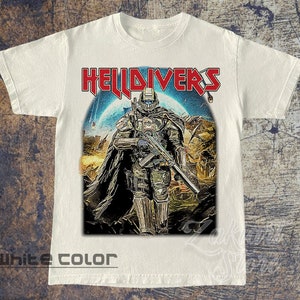 Helldivers 2 Skull Shirt Helldivers 2 T-Shirt, Helldivers 2 Tee, Parody, Men's, Unisex & Women's shirt zdjęcie 3