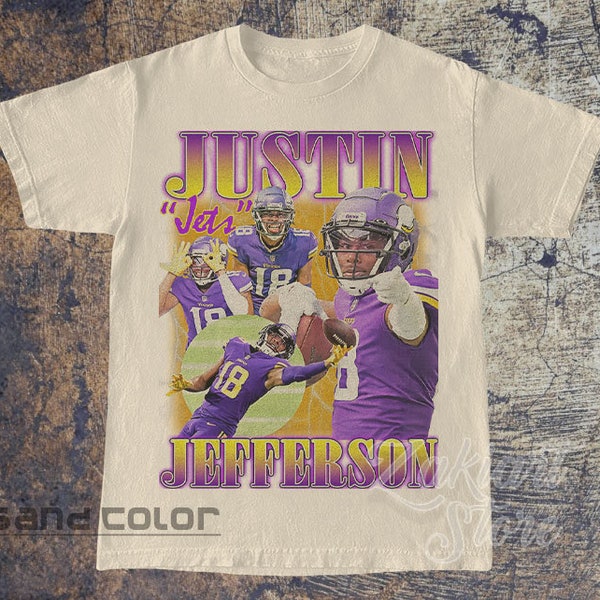 Justin Jefferson Graphic T Shirt - Etsy