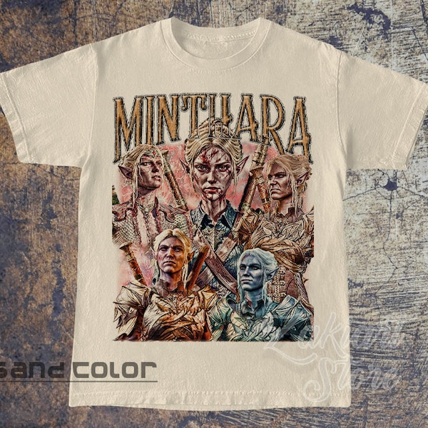 Limited Minthara Baldurs Gate 3 Vintage T-Shirt, Gift For Women and Man Unisex T-Shirt