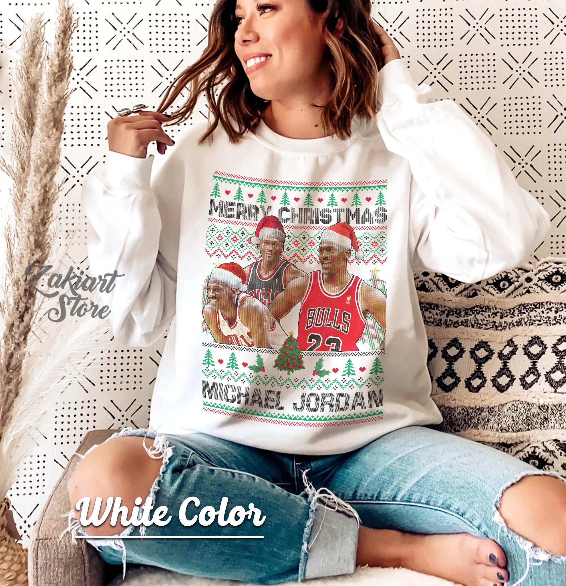 Michael jordan shop christmas sweater