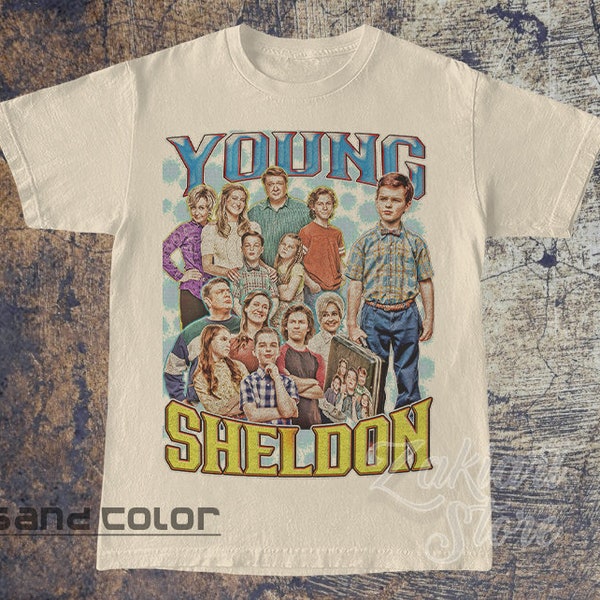 RETRO YOUNG SHELDON shirt | Young Sheldon Fan, Billy Sparks, Dr John Fan, Zoe Perry, Mary Cooper, Sheldon Cooper,