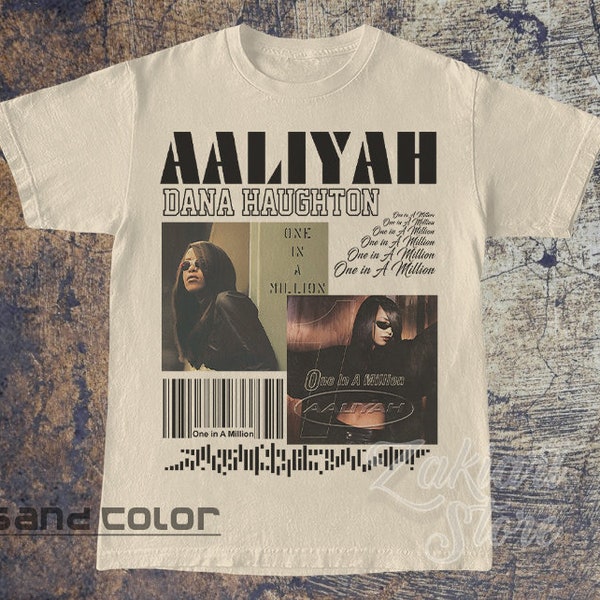Aaliyah Vintage TShirt Artist Tees 90's Inspired | Aaliyah One in a Million Bootleg Shirt | Aaliyah Dana Houghton
