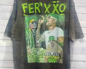 Ferxxo Bootleg Shirt | Acid Wash Oversize Tshirt | Ferxxo Tee