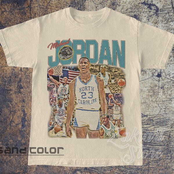 T-shirt Michael Jordan de style graphique vintage des années 90, chemise Michael Jordan, t-shirt de sport surdimensionné vintage, cadeau de contrebande de basket-ball américain rétro