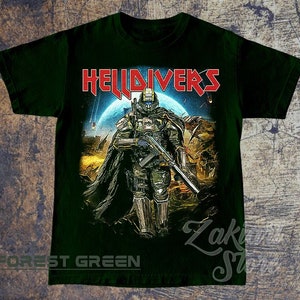 Helldivers 2 Skull Shirt Helldivers 2 T-Shirt, Helldivers 2 Tee, Parody, Men's, Unisex & Women's shirt zdjęcie 5