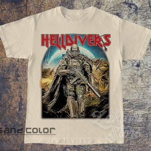 Helldivers 2 Skull Shirt Helldivers 2 T-Shirt, Helldivers 2 Tee, Parody, Men's, Unisex & Women's shirt zdjęcie 1