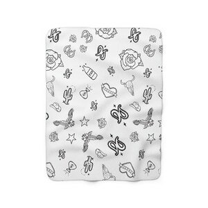 BANDIT - Sherpa Fleece Manta en Blanco imagen 3
