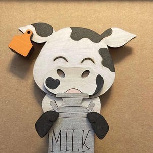 Dairy Cow Mug Hugger | Farmhouse Coffee Cup Cozy | Cow Lover Gift | Rustic Mug Wrap | Cute Cow Kitchen Decor | Moo Mug Sleeve