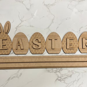 Easter Egg Mantle Decor 2- Handcrafted Spring Display