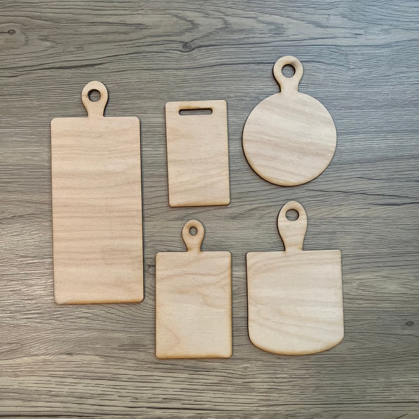 Mini Cutting Boards Set, Handcrafted Wooden Kitchen Essentials, Petite and Practical Cooking Accessories