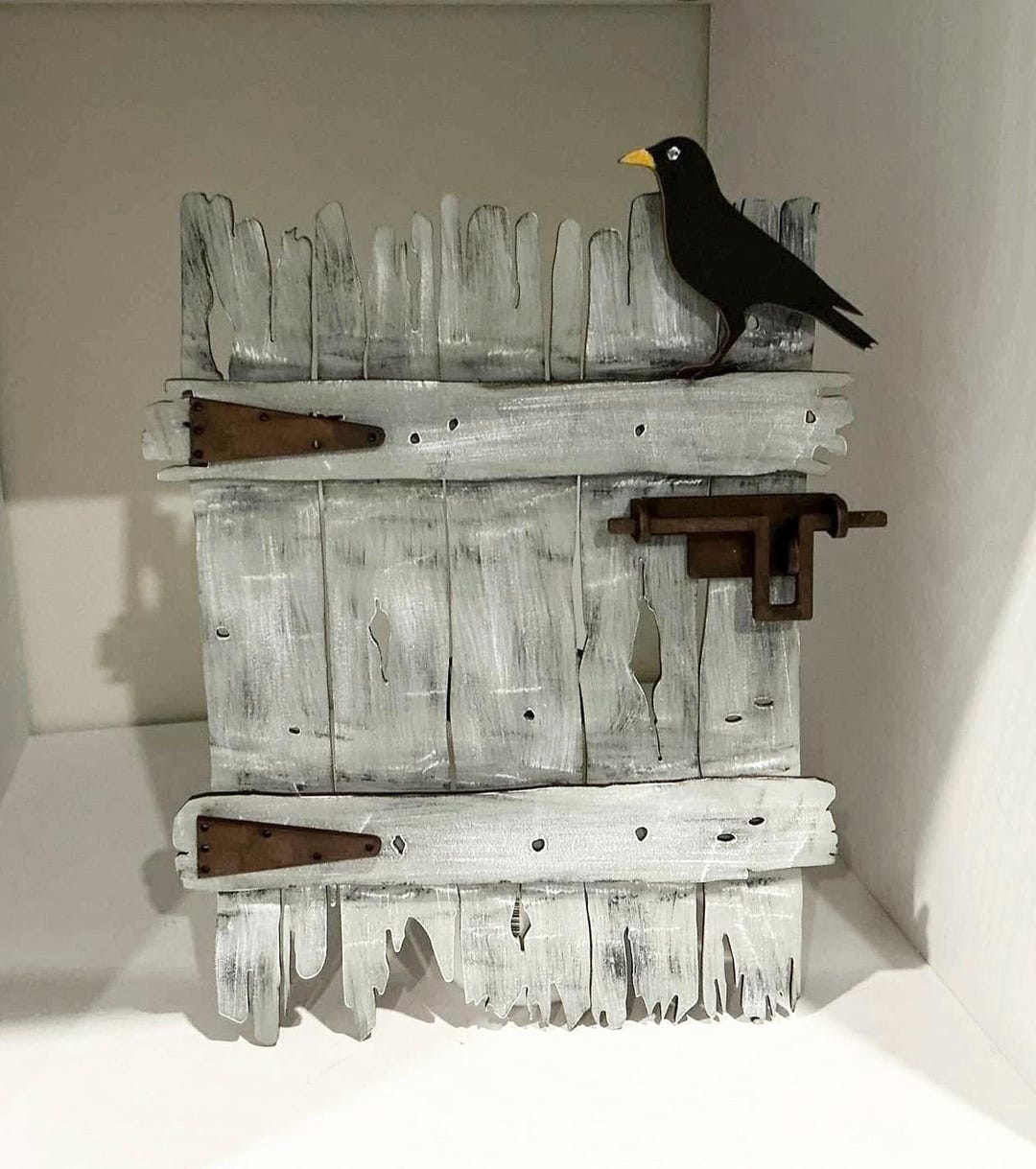 Rustic Fence Gate - Handmade Wooden Garden Gate, Farmhouse Style ...