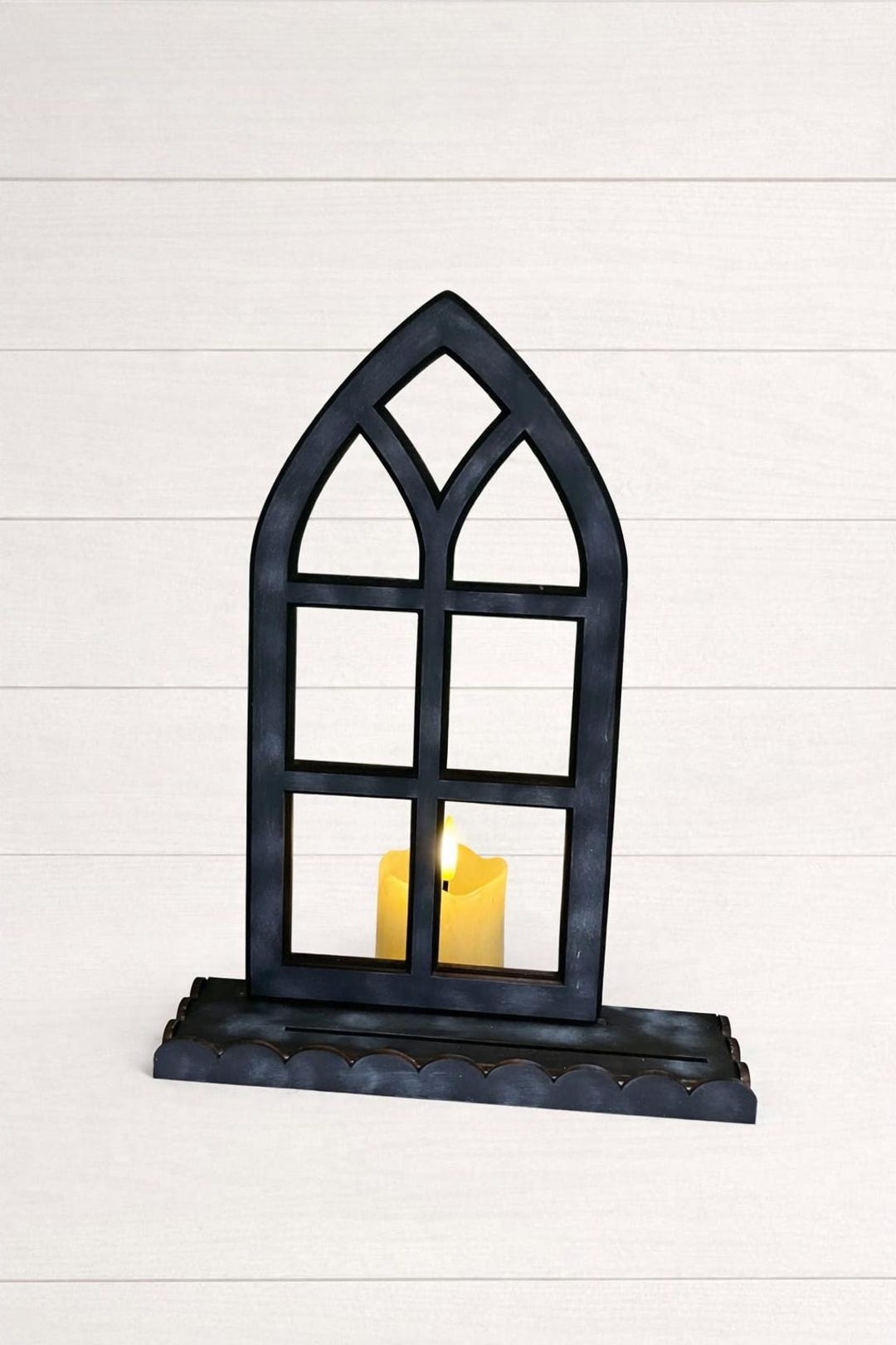 Shadow Box Insert Interchangeable Window Display Shadow Box Insert | Pointed Arch Insert ...