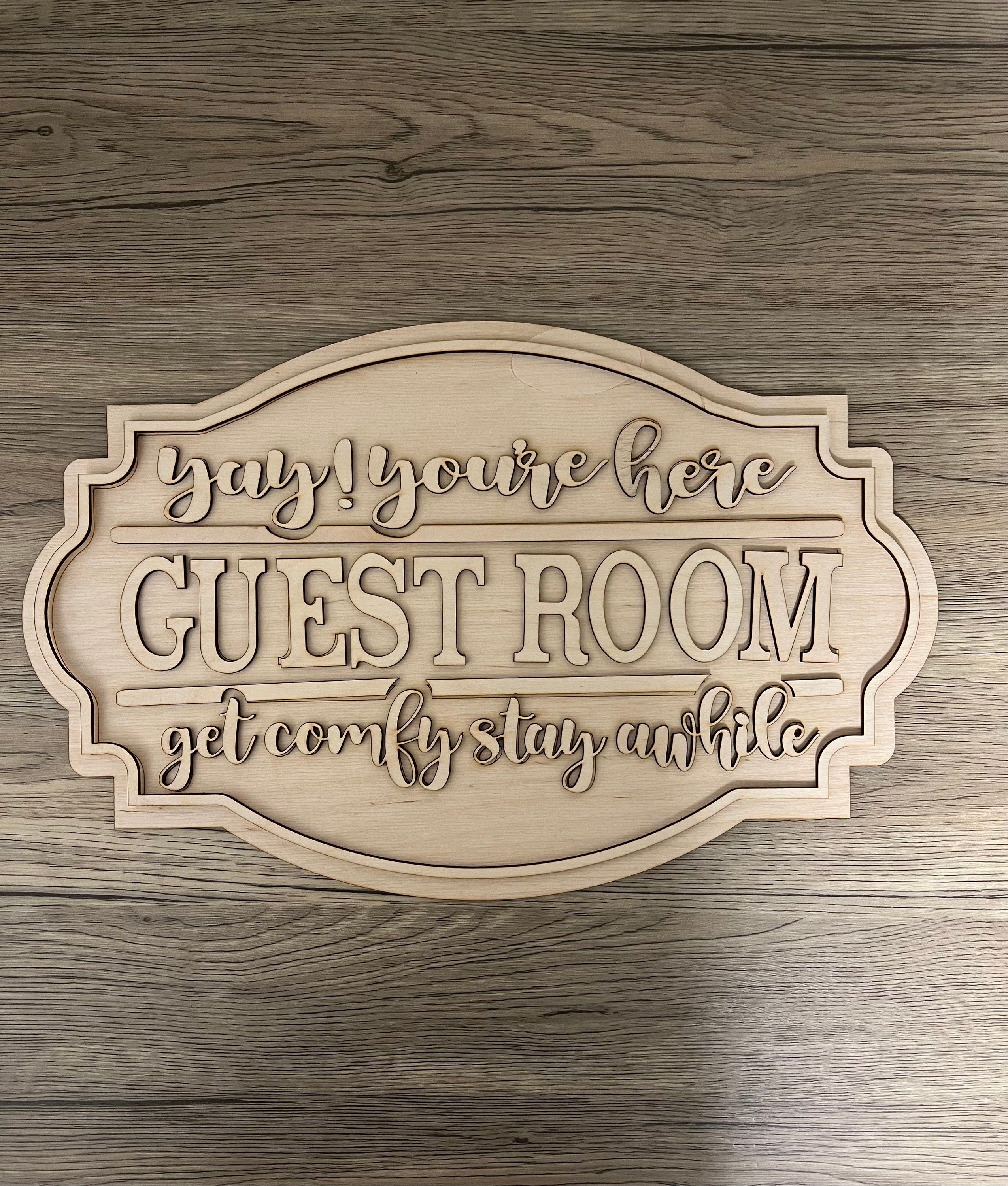 Room. Welcome Sign Paper Guest Room Welcome Sign, Inviting Door Decor for a Warm Stay,diy - Etsy