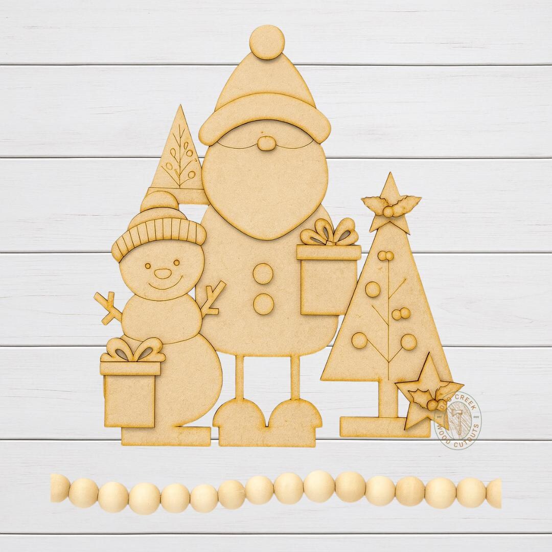 Santa Insert Interchangeable Santa Insert | Christmas Shelf Sitter | Holiday Wood ...