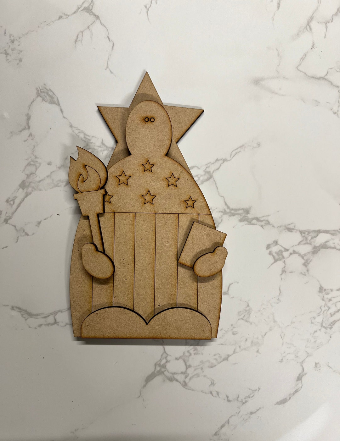 Primitive Statue of Liberty: Rustic Americana Home Decor - Etsy