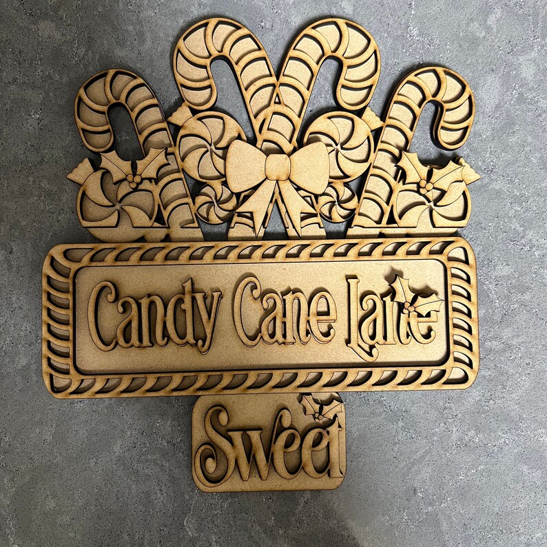 Candy Cane Truck Add On, Farmhouse Truck Add On, Truck Accessory Etsy